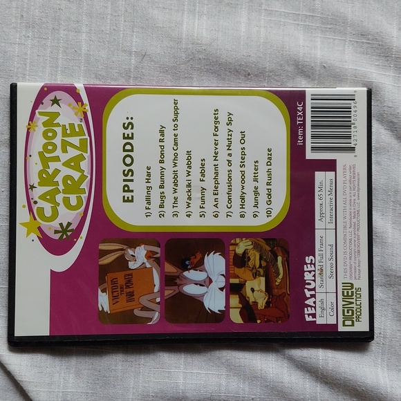 Lot of four DVDs - Classic Cartoons, Flash Gordon, Cartoon Craze, and Betty Boop - Picture 7 of 9